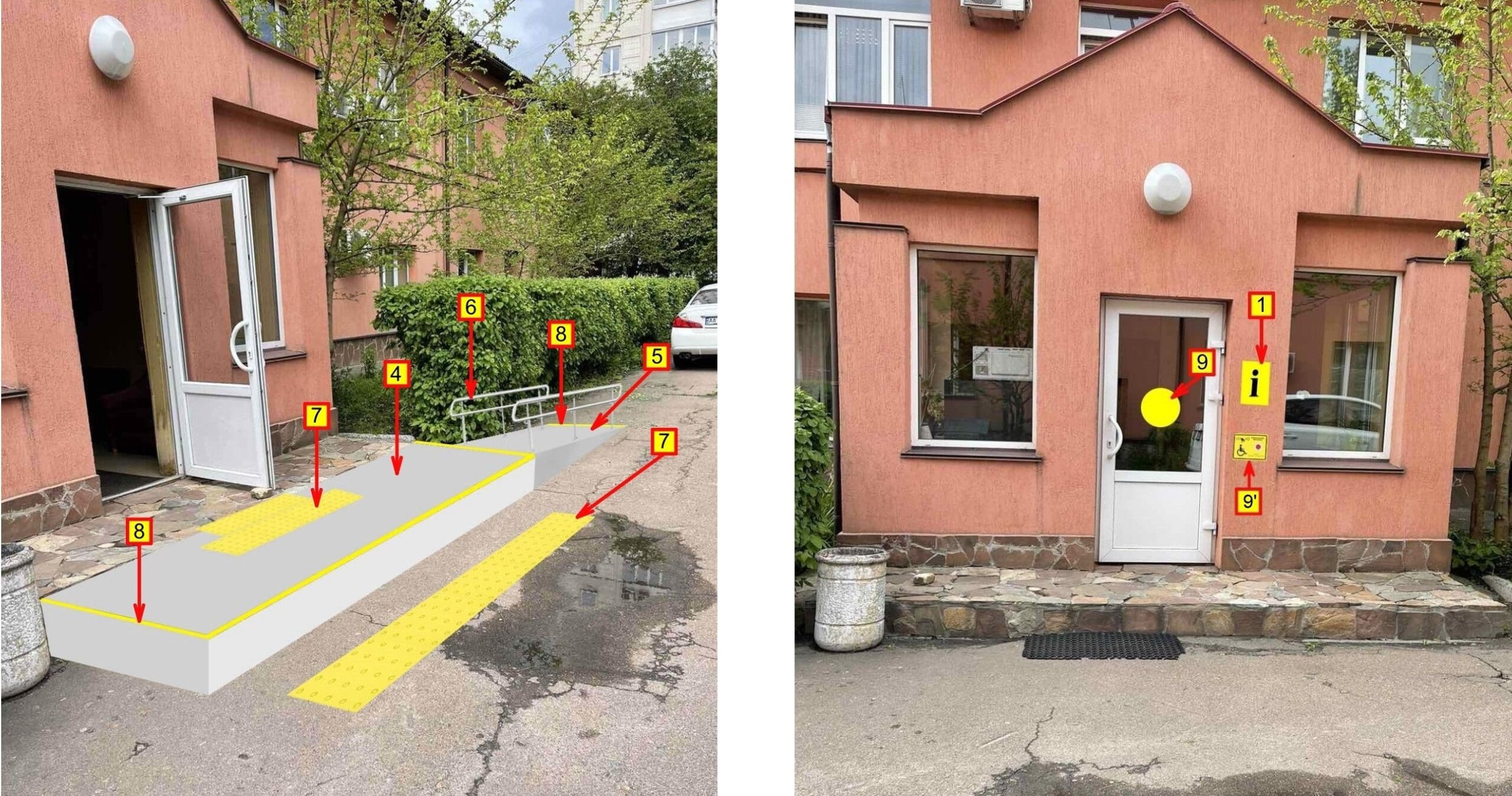 входная группа с пандусом 2